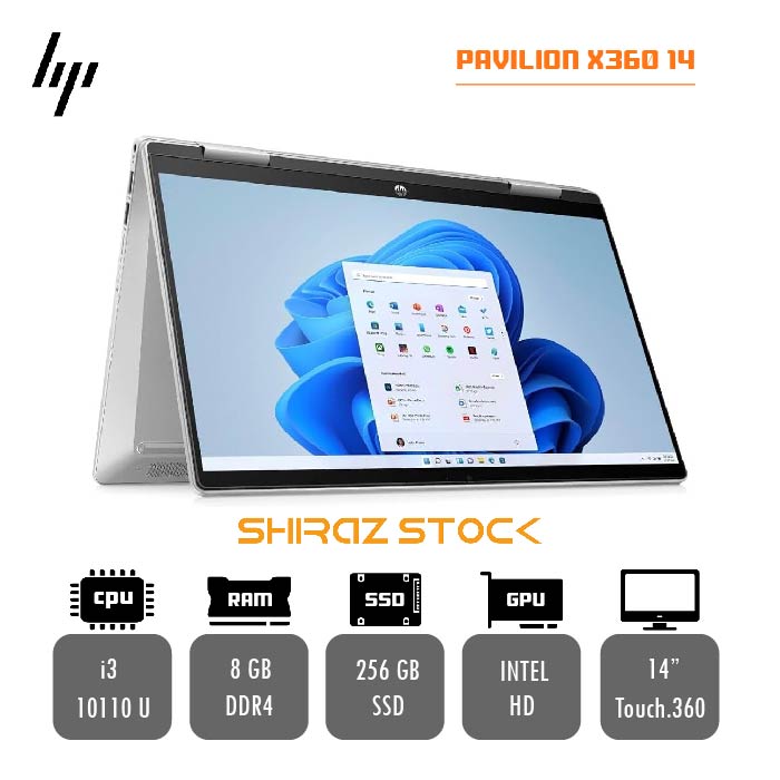لپ تاپ استوک HP PAVILION X360 14