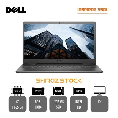 لپ تاپ استوک "DELL INSPIRON 3501 | i7-1165G1 | 8GB-DDR4 | 256GB-SSDm.2 | 15