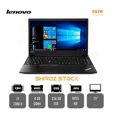 لپ تاپ استوک "LENOVO ThinkPad E570 | i5-7300U |8GB-DDR4 | 256GB-SSD-M2 | 15
