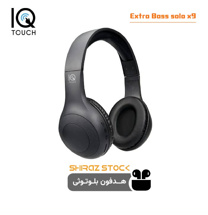 هدفون بلوتوثی آی کیو تاچ اورجینال مدل Extra Bass solo x9