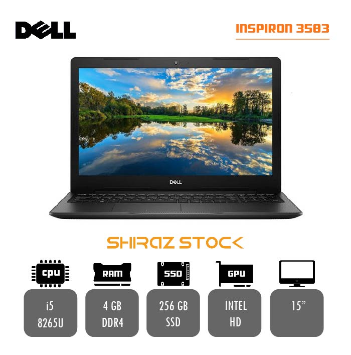 لپ تاپ استوک "DELL INSPIRON 3583 |i5-8265U|4GB-DDR4|256GB-SSD|15 