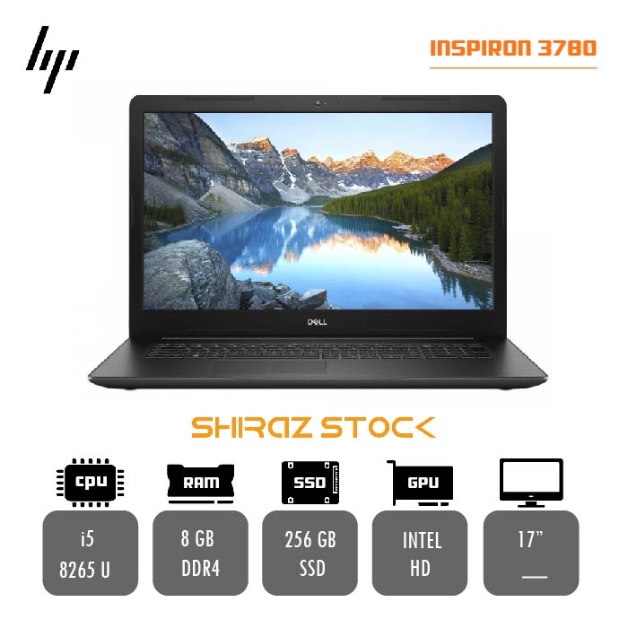 لپ تاپ استوک "DELL INSPIRON 3780 |i5-8265U|8GB-DDR4|256GB-SSD|17