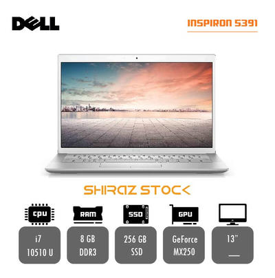 لپ تاپ استوک "DELL INSPIRON 5391 |i7-10510U|8GB-DDR4|256-SSD| 2GB-MX250|13