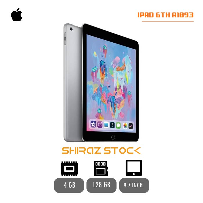 آیپد استوک "iPad 6th Generation A1893 | RAM 2 | 128GB | 9.7