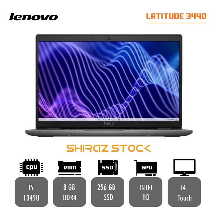 لپ تاپ استوک DELL LATITUDE 3440 | i5-1345U|8GB-DDR4| 256GB-SSD| 14"-TOUCH