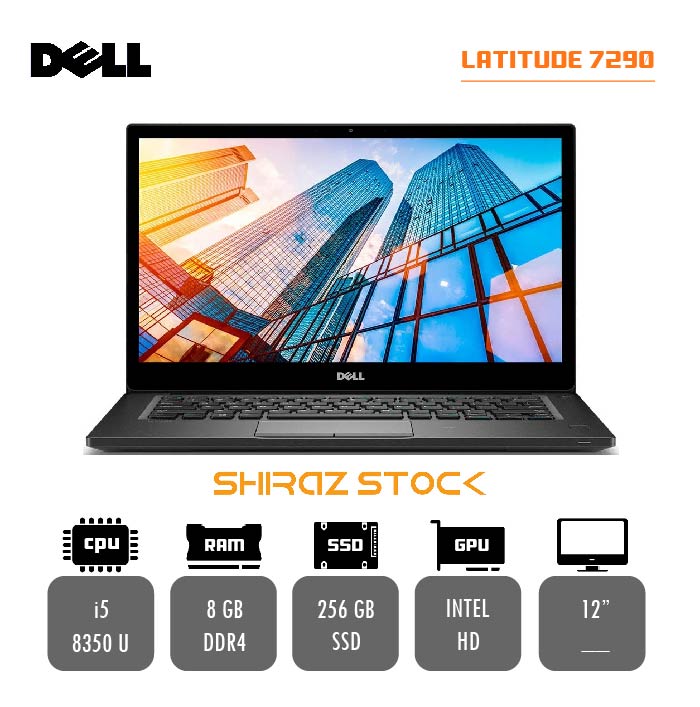 لپ تاپ استوک "DELL Latitude 7290 | i5-8350U | 8GB-DDR4 | 256GB-SSDm.2| 12