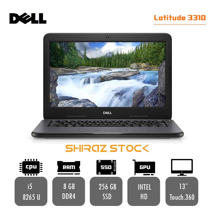 لپ تاپ استوک DELL Latitude 3310 | i5-8265U | 8GB-DDR4 | 256GB-SSDm.2 | 13" HD