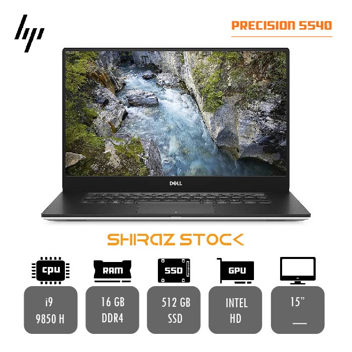 لپ تاپ استوک Dell PRECISION 5540|i9-9850H|16GB-DDR4|512GB-SSDm.2