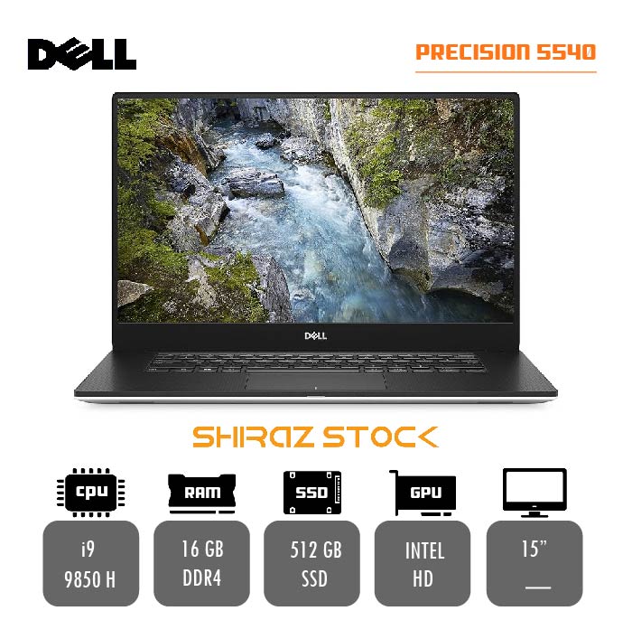 لپ تاپ استوک Dell PRECISION 5540|i9-9850H|16GB-DDR4|512GB-SSDm.2