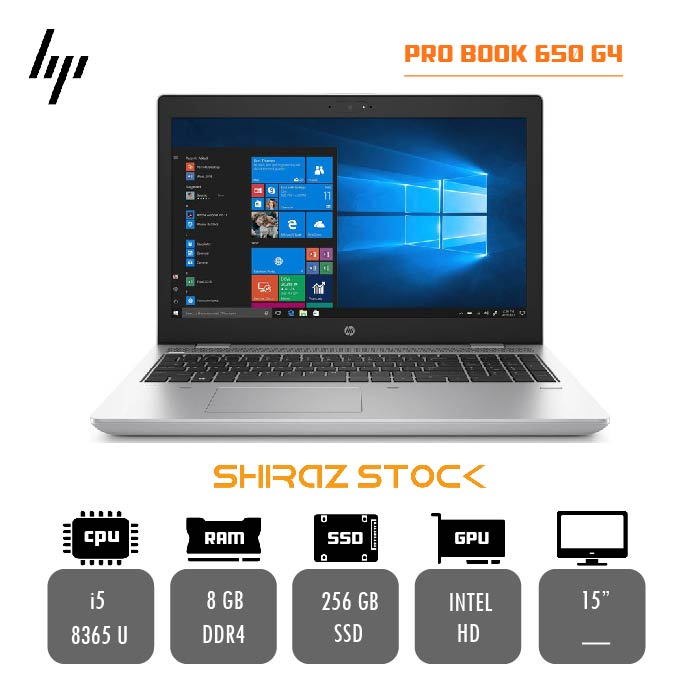 لپ تاپ استوک "HP ProBook 450 G4 | i5-7200U | 8GB-DDR4 | 256GB-SSDm.2|15