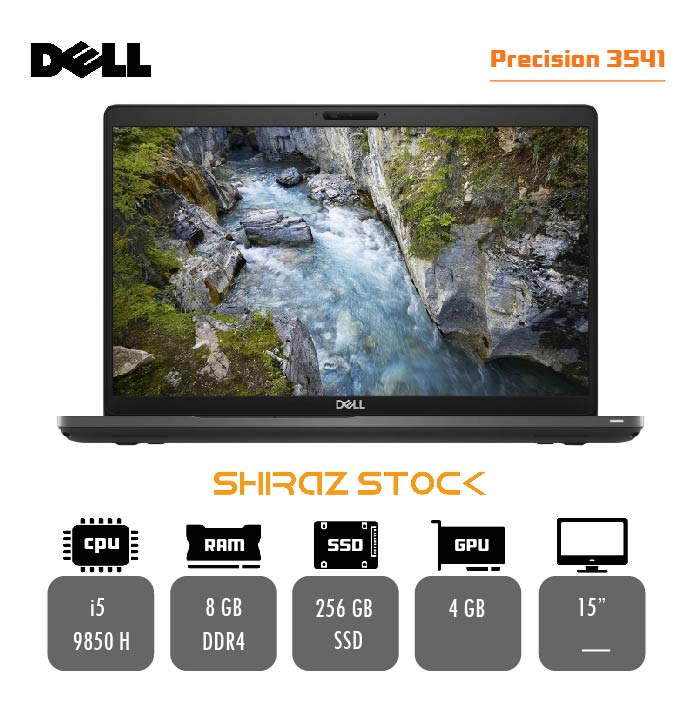 لپ تاپ استوک DELL Latitude 3541 | i5-9850H | 8GB-DDR4 | 256GB-SSDm.2| 4GB-P620 | 13" HD