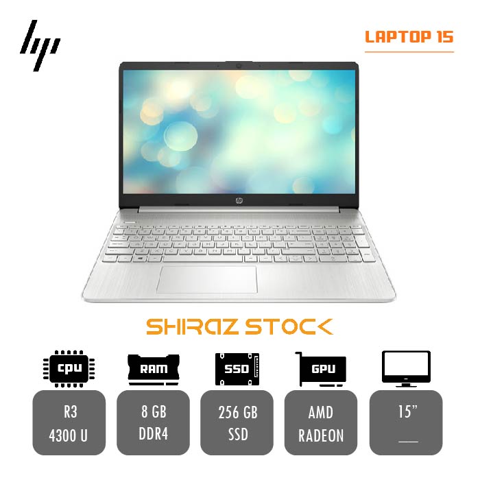 لپ تاپ استوک "HP PAVILION LAPTOP 15 |R3-4300U | 8GB-DDR4 | 256GB-SSD | 15