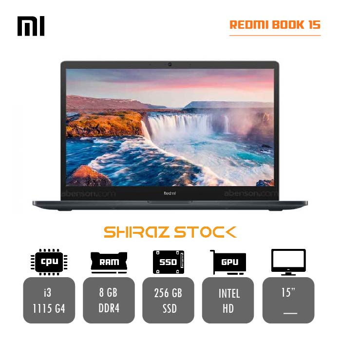 لپ تاپ استوک "MI REDMI BOOK15 |i3-1115G4|8GB-DDR4| 256-SSD| 14