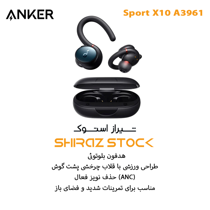 هدفون بلوتوثی انکر مدل Soundcore Sport X10 A3961