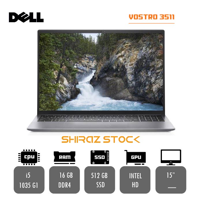 لپ تاپ استوک "DELL INSPIRON 3511 | i5-1035G1 | 16GB-DDR4 | 512-SSDm.2 | 15 