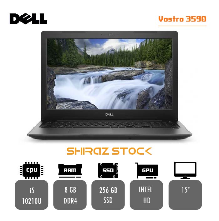 لپ تاپ استوک "DELL VOSTRO3590 | i5-10210U | 8GB-DDR4 | 256GB-SSDm.2 | 15