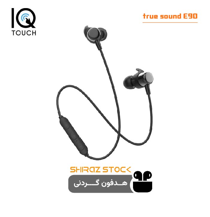 هدفون گردنی آی کیو تاچ اورجینال مدل true sound E90