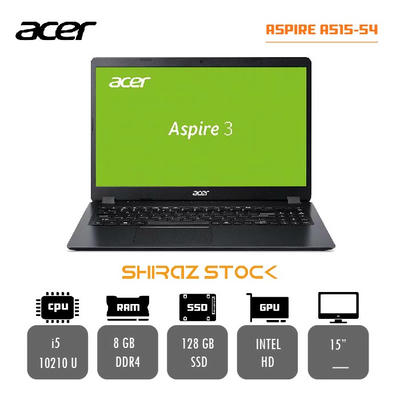 لپ تاپ استوک "ACER ASPIRE A515-54 |i5-10210U|8GB-DDR4|128GB-SSD|15
