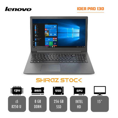 لپ تاپ استوک "LENOVO IDEAPAD 130 | i5-8250U |8GB-DDR4 | 256GB-SSD-M2 | 15