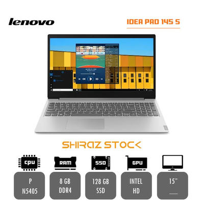 لپ تاپ استوک "LENOVO IDEA PAD 145 S | PANTUM-N5405 |8GB-DDR4 | 128GB-SSD-M2 | 15