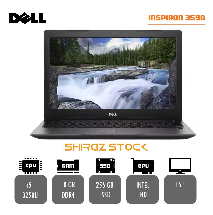 لپ تاپ استوک DELL Latitude 3590 | i5-8350U | 8GB-DDR4 | 256GB-SSDm.2 | 15"FULLHD