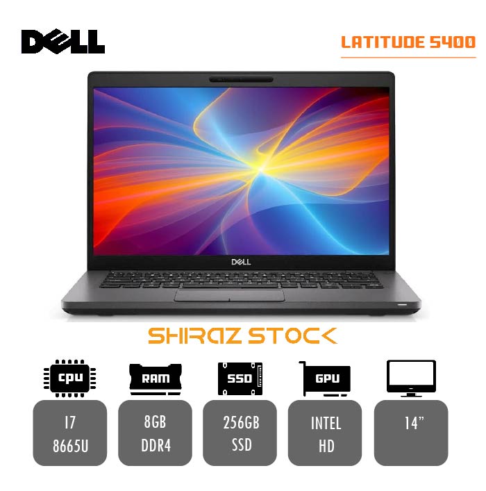 لپ تاپ استوک DELL Latitude 5400 | i7-5400U | 8GB-DDR4 | 256GB-SSD | 14 