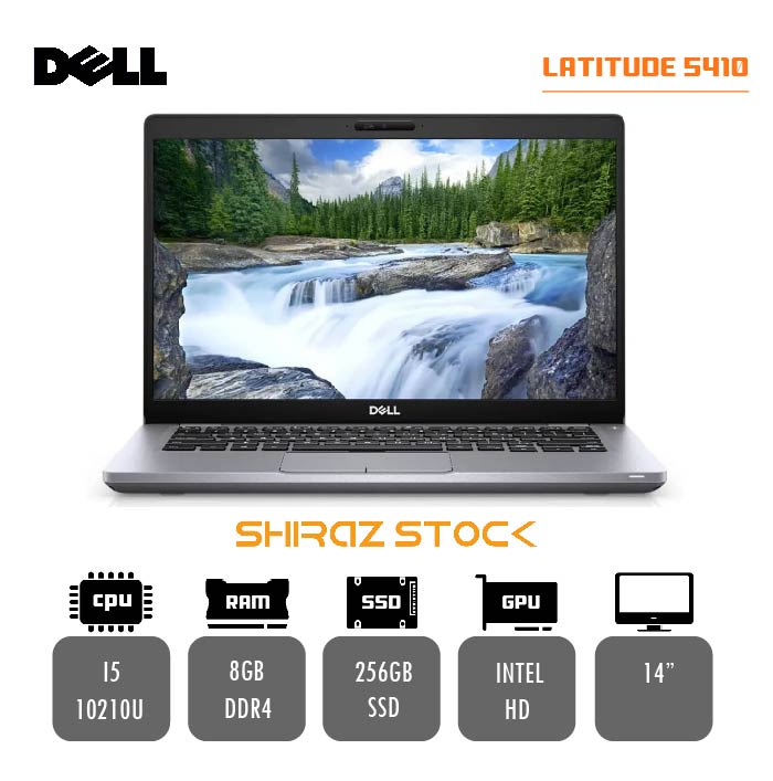 لپ تاپ استوک DELL Latitude 5410 | i5-10210U | 8GB-DDR4 | 256GB-SSD | 14 