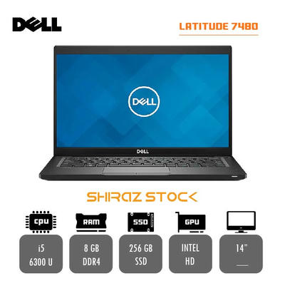لپ تاپ استوک "DELL Latitude 7470 | i5-6300U | 8GB-DDR4 | 256GB-SSDm.2| 14