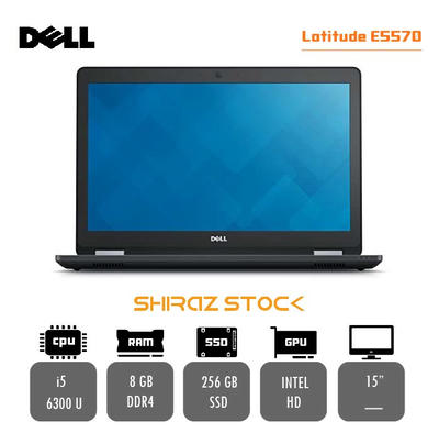 لپ تاپ استوک "DELL Latitude 5570|i5-6300U|8GB-DDR4|256GB-SSD|15