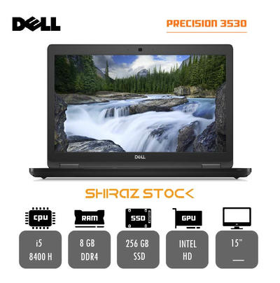 لپ تاپ استوک Dell PRECISION 3530 | i5-8400H | 8GB-DDR4 | 256GB-SSD | 15"-FHD