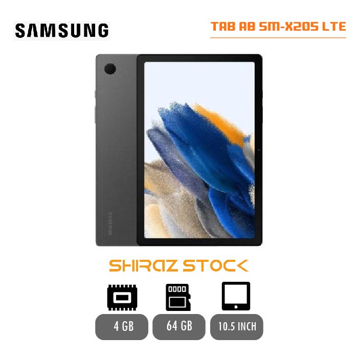تبلت استوک سامسونگ GALAXY TAB A8 SM-X205 | RAM 4 | 64GB | 10.5" LTE