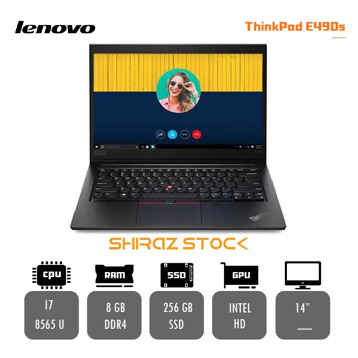 لپ تاپ استوک "LENOVO Thinkpad E490S| i7-8565U|8GB-DDR4| 256GB-SSD| 14