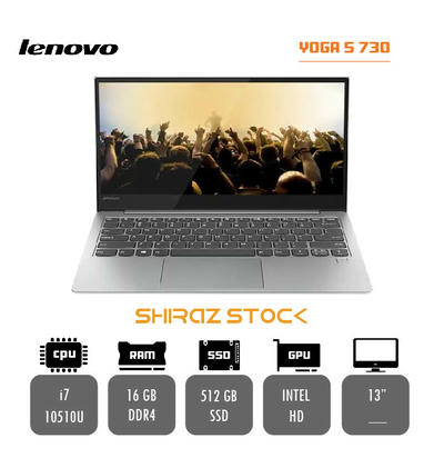 لپ تاپ استوک LENOVO Yoga S 730 |i7-10510U|16GB-DDR4|512GB-SSD|13"-Touch