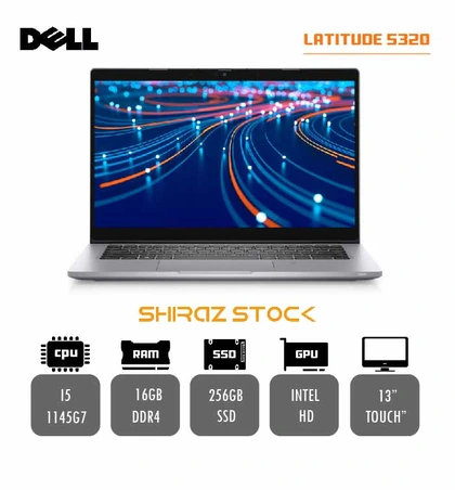  لپ تاپ استوک DELL Latitude 5320 | i5-1145G7 | 16GB-DDR4 | 256GB-SSD | INTEL HD | 13-TOUCH