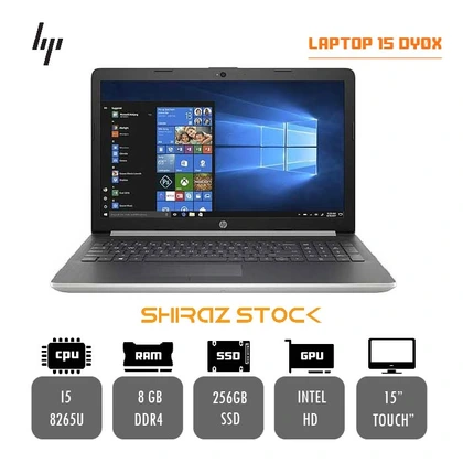لپ تاپ استوک HP LAPTOP 15  | i5-8265U | 8GB-DDR4 | 256GB-SSD | INTEL HD | 15-TOUCH
