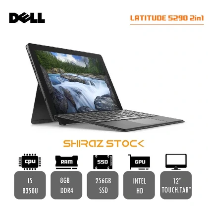 لپ تاپ استوک DELL Latitude 5290 2in1 | i5-8350U | 8GB-DDR4 | 512GB-SSD | 12-TOUCH.TAB