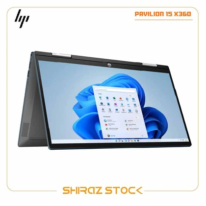  لپ تاپ استوک HP PAVILION 15 X360 | i5-7200U | 8GB-DDR4 | 256-SSD | 15-TOUCH.360