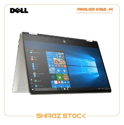 لپ تاپ استوک HP PAVILION X360 14 | i3-10110U |8GB-DDR4| 256-SSD | INTEL HD | 14-TOUCH.360