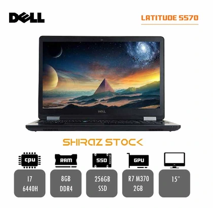لپ تاپ استوک DELL Latitude 5570 | i7-6440HQ | 8GB-DDR4 | 256GB-SSD | AMD RADEON R7 M370-2GB | 15