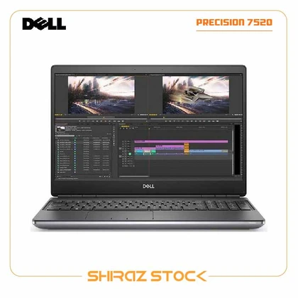لپ تاپ استوک Dell PRECISION 7510 | i7-6820HQ | 8GB-DDR4 | 256GB-SSD | NVIDIA QUADRO M1000M-2GB | 15