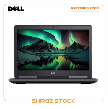  لپ تاپ استوک Dell precision 7720 | i7-6820HQ | 8GB-DDR4 | 256GB-SSD | NVIDIA QUADRO P3000-6GB | 17