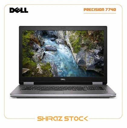 لپ تاپ استوک DELL PRECISION 7740 | I7-9750H | 8GB-DDR4 | 256GB-SSD | AMD RADEON  WX3200-4GB | 17