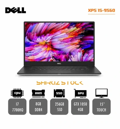 لپ تاپ استوکDell XPS 9560 | i7-7700HQ | 8GB-DDR4 | 256GB-SSD | NVIDIA GEFORCE GTX1050-4GB | 15-TOUCH