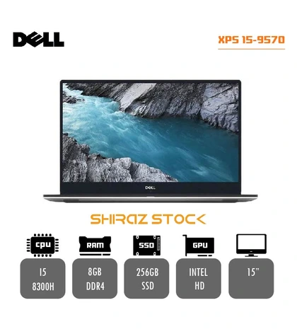 لپ تاپ استوک DELL XPS 15-9570 | I5-8300H | 8GB-DDR4 | 256GB-SSD | INTEL HD | 15